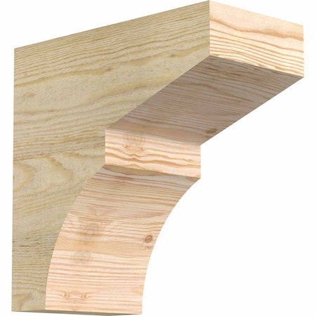 Ekena Millwork Monterey Rough Sawn Rafter Tail, Douglas Fir, 6"W x 12"H x 12"L RFT06X12X12MON00RDF